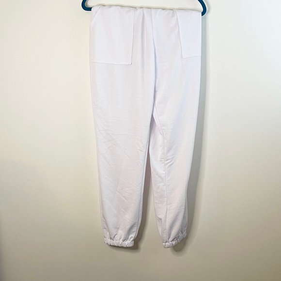 White Joggers Misakia Medium NWT - Picture 3 of 5